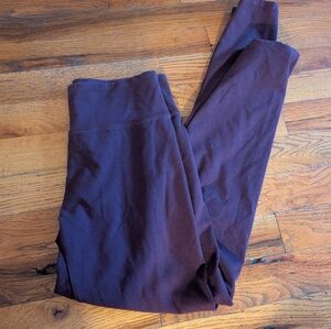 Aerie Burgandy‎ Leggings
